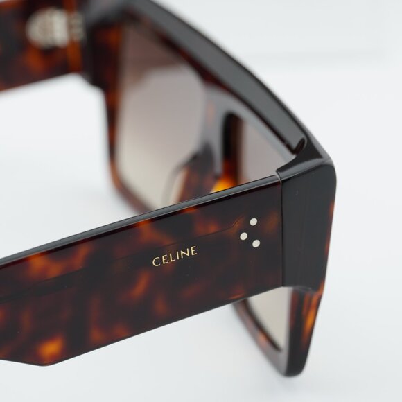 Celine CL40092I 52F Square Sunglasses - Havana/Brown main image 7